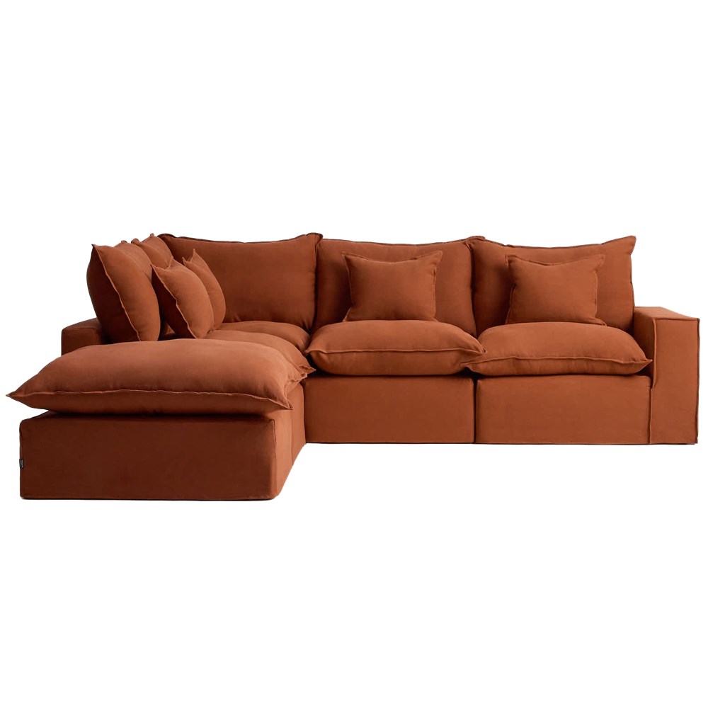 Kave Home Modulares 4-Sitzer-Ecksofa Anarela