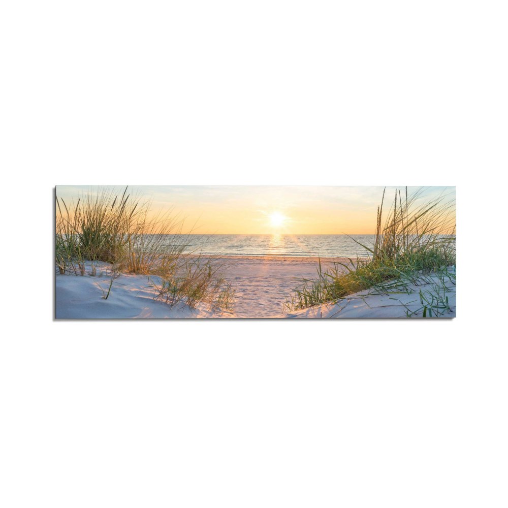 Bild Golden Hour ca. 50x160 cm, beige/mehrfarbig, Holz, HDF