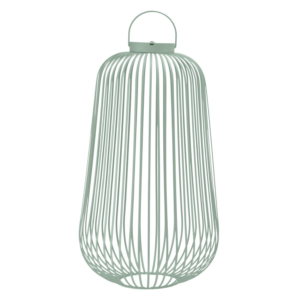 LED Metalllaterne Lunaro grün