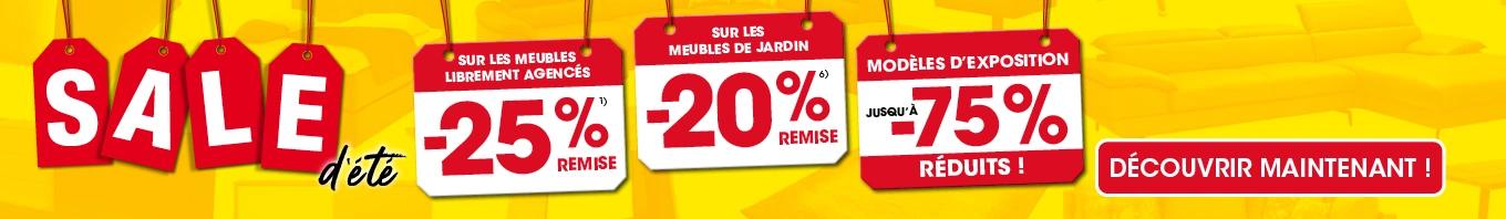 Soldes d’été chez MÖBEL MARTIN : des centaines d’articles à prix cassés