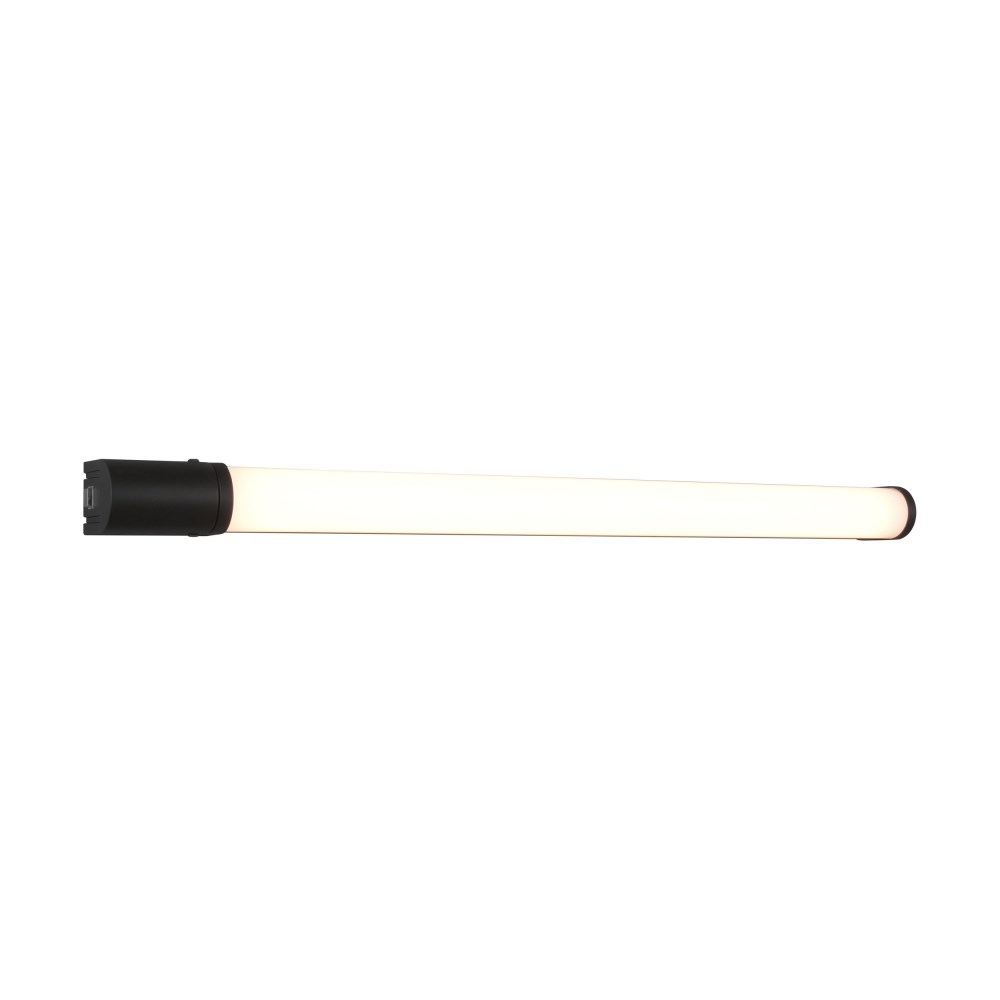 Wandleuchte Piera schwarz matt Kunststoff matt, ca. 79x6 cm, 1xLED 16W 1650lm 3000K