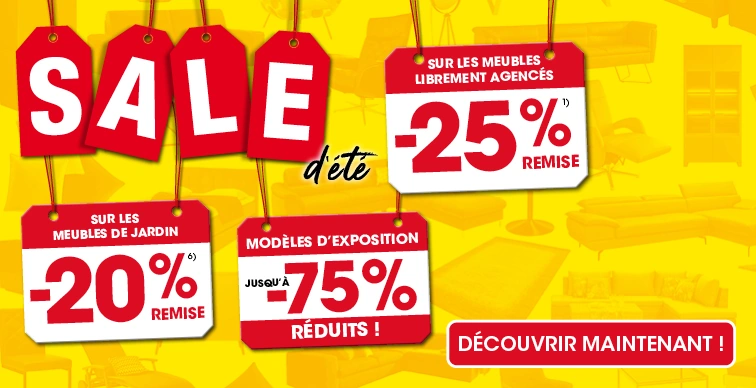 Soldes d’été chez MÖBEL MARTIN : des centaines d’articles à prix cassés