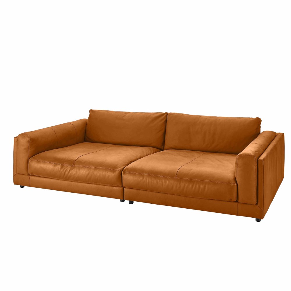 3-Sitzer Sofa King Size Leder Movini cognac online kaufen