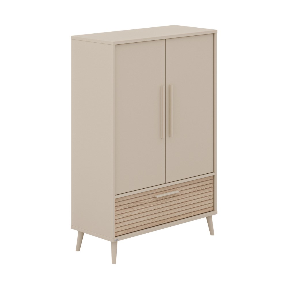 Kleiderschrank halbhoch 2T1S Eefje 95 x 42 x 140 cm online kaufen