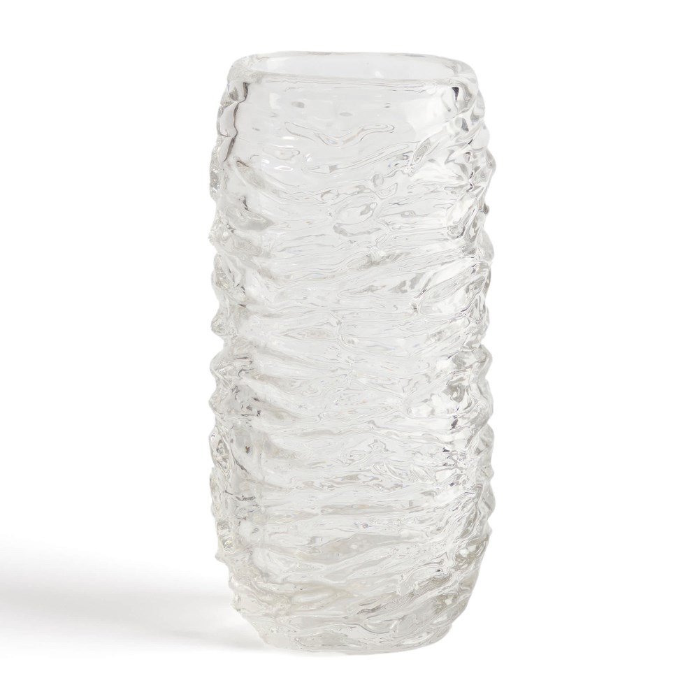 Vase Vorma aus transparentem Glas 29,5 cm