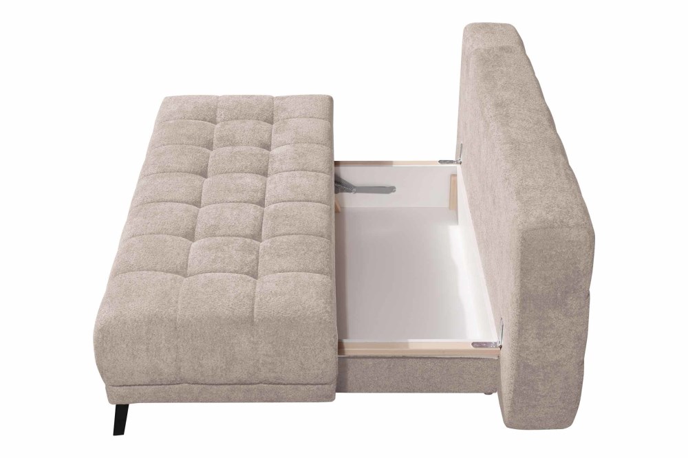 Schlafsofa mit Bettkasten Linda beige online kaufen