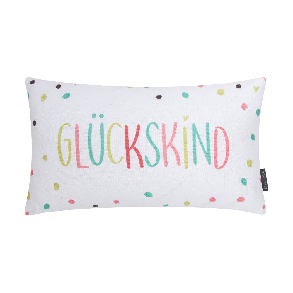 Dekokissen Glückskind bunt