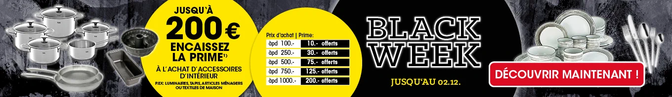 Jusqu'à 200 € de prime sur les accessoires d'intérieur