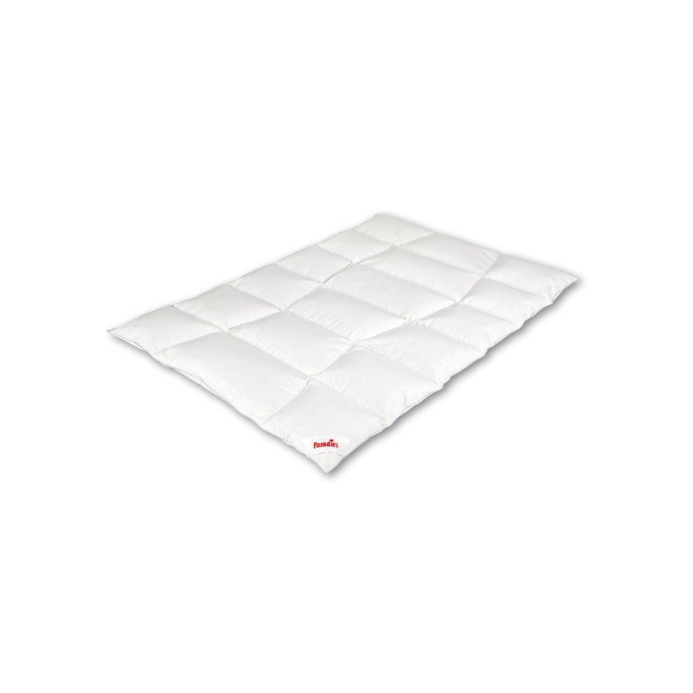 Daunenbettdecke Galia 90 weiß ca. 135x200 cm, winterwarm, Baumwolle, 846g