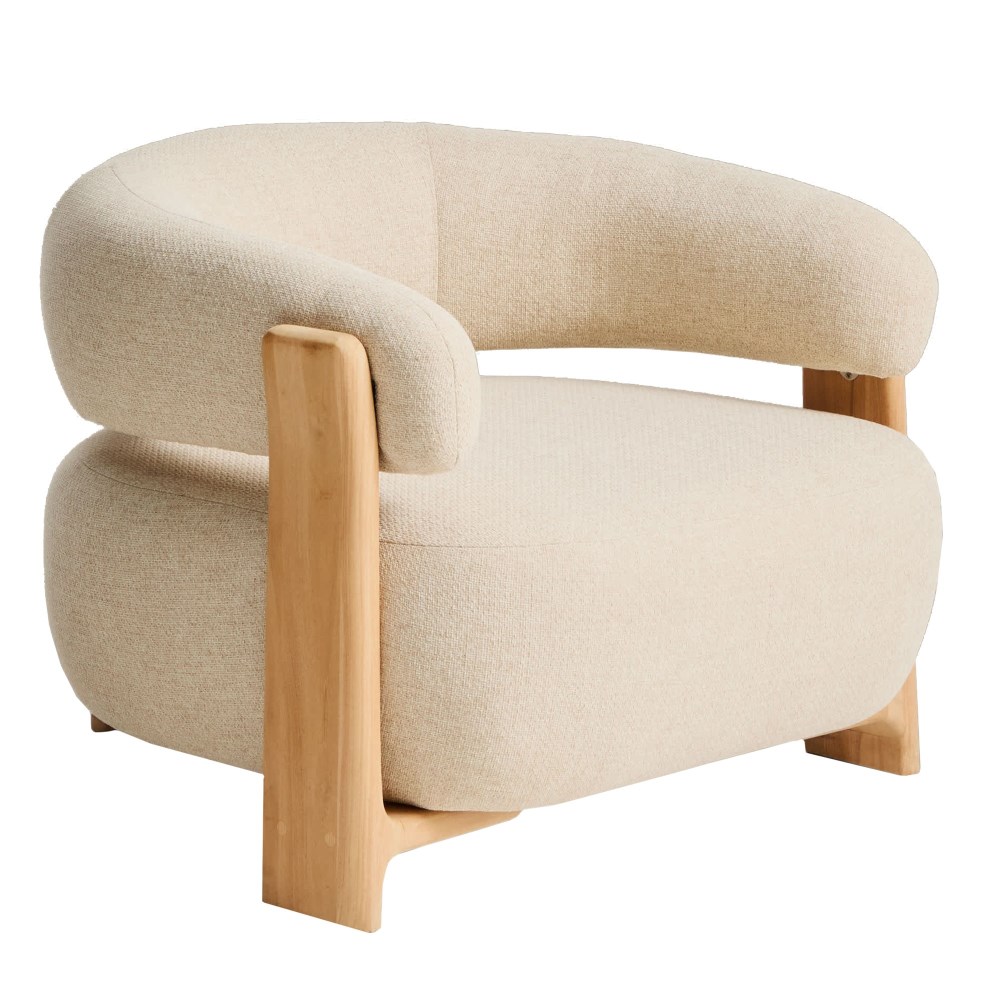 Kave Home Outdoor-Sessel Granit in Beige mit