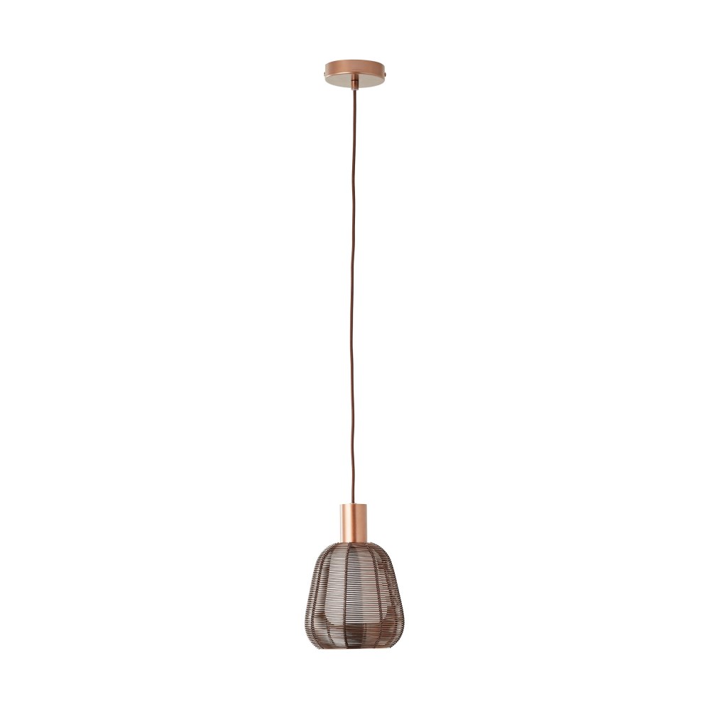 Pendelleuchte Wallace Metall braun